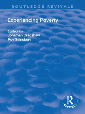 cover image of Experiencing Poverty